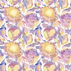 Paradise Floral Motif Vector Texture