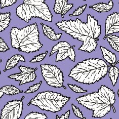 cute leaves pattern