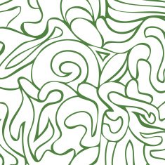 Abstract green and white colors composition