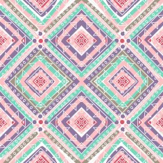 ethnic abstract hand-drawn seamless pattern N18