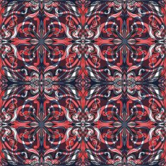 pretty curly abstract hand drawn seamless pattern N15