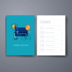 Modern cards design template N19