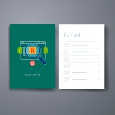 Modern cards design template N22