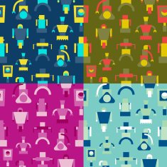 Color robots pattern