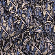 Abstract hand-drawn pattern waves background N3