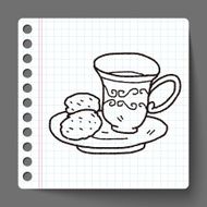 afternoon tea doodle N5
