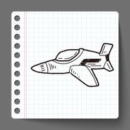 airplane doodle N25