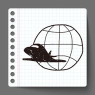 airplane doodle N27