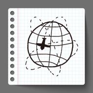airplane doodle N28