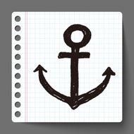 Anchor doodle N9