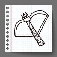arrow and bow doodle N3