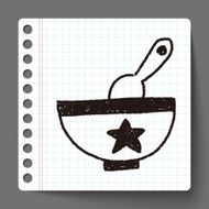 baby bowl doodle drawing N3
