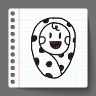 baby doodle drawing N6