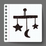 baby hanging doodle drawing N4