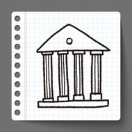 bank doodle drawing N5