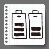 battery doodle drawing N2