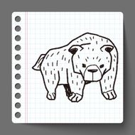 bear doodle N13