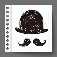 beard hat doodle N2