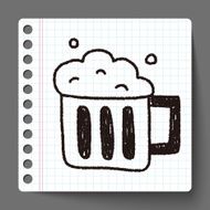 beer doodle drawing N4