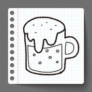 beer doodle drawing N5