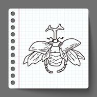 beetle doodle N9