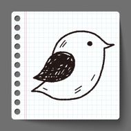 bird doodle N4