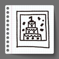 birthday card doodle drawing N3