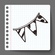 birthday hanging doodle drawing N9