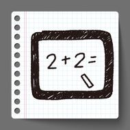 blackboard doodle drawing N5