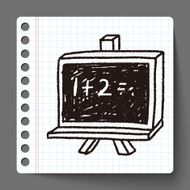 blackboard doodle drawing N6