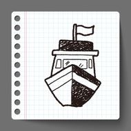 Boat doodle N27