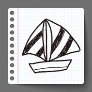Boat doodle N28