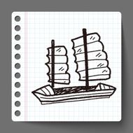 Boat doodle N32