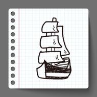 Boat doodle N33