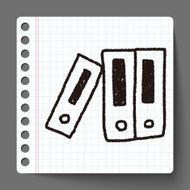 book doodle drawing N9