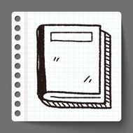 book doodle drawing N11