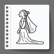 bride doodle N3