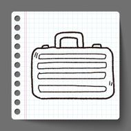 briefcase doodle drawing N5