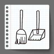 broom doodle N10
