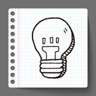bulb doodle drawing N5