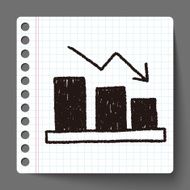 bussiness chart doodle drawing N6