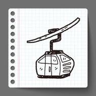 Cable Car doodle N4