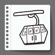Cable Car doodle N5