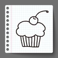 cake doodle drawing N5