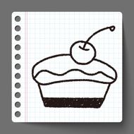 cake doodle drawing N6