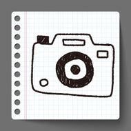 camera doodle drawing N3