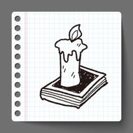 candle doodle N19