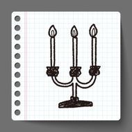 candle doodle N20