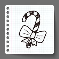 candy cane doodle N6