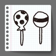 candy doodle drawing N14